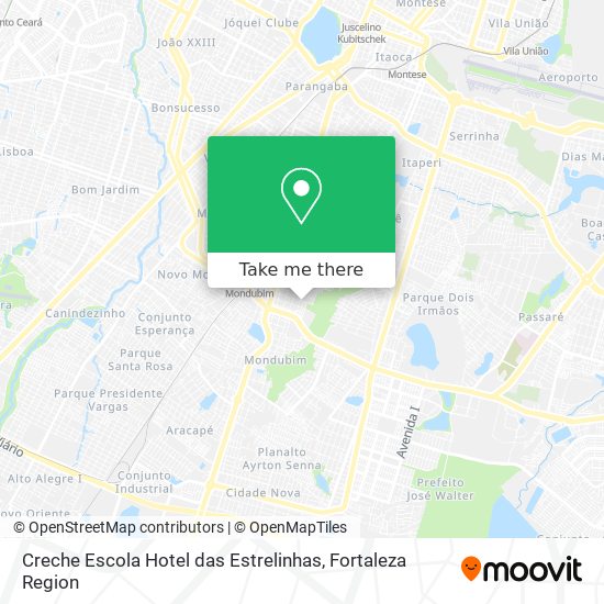 Mapa Creche Escola Hotel das Estrelinhas