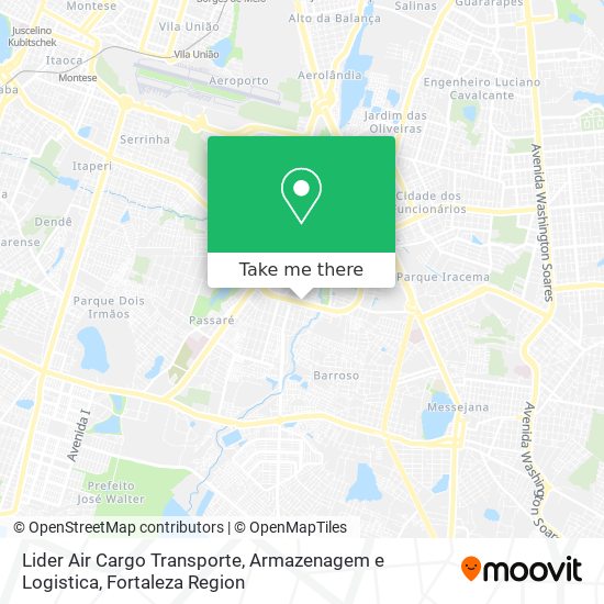 Lider Air Cargo Transporte, Armazenagem e Logistica map