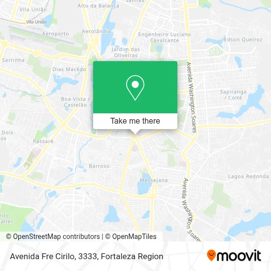 Avenida Fre Cirilo, 3333 map