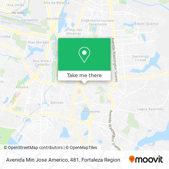 Avenida Min Jose Americo, 481 map
