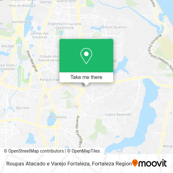 Roupas Atacado e Varejo Fortaleza map