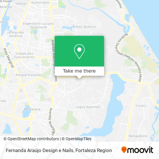 Fernanda Araújo Design e Nails map