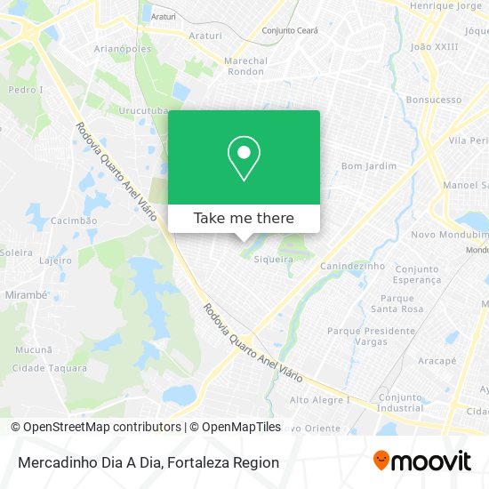 Mercadinho Dia A Dia map