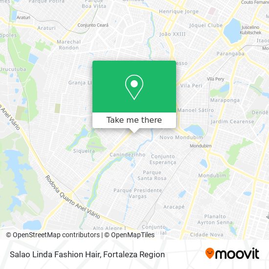 Salao Linda Fashion Hair map