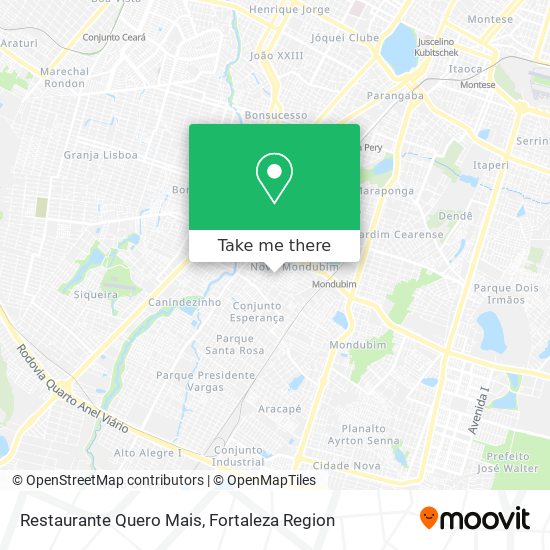 Restaurante Quero Mais map