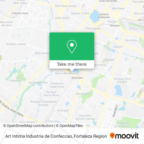 Art Intima Industria de Confeccao map