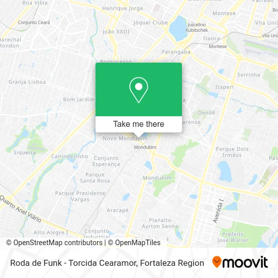 Roda de Funk - Torcida Cearamor map