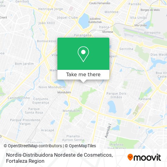 Nordis-Distribuidora Nordeste de Cosmeticos map