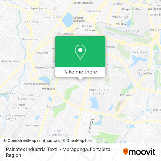 Painatex Indústria Textil - Maraponga map