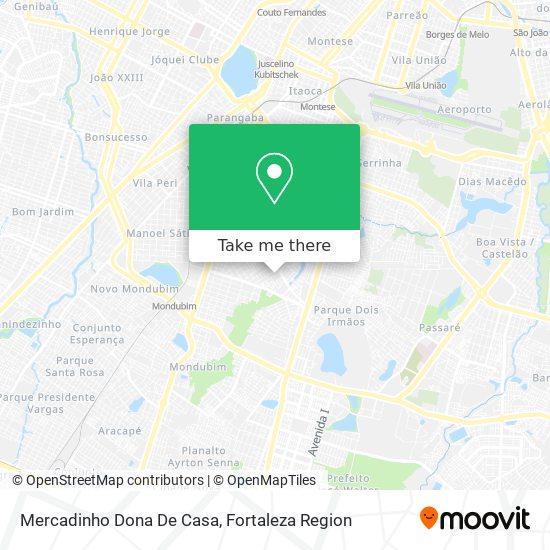 Mercadinho Dona De Casa map