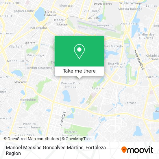 Mapa Manoel Messias Goncalves Martins