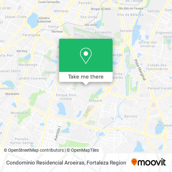 Condominio Residencial Aroeiras map