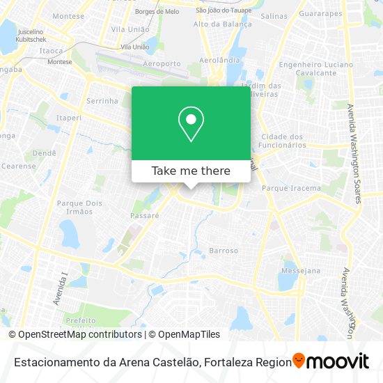 Estacionamento da Arena Castelão map