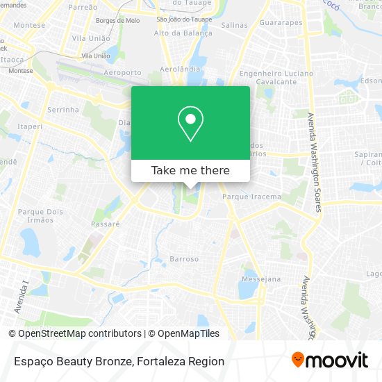 Espaço Beauty Bronze map