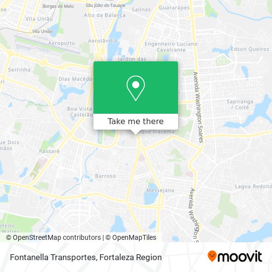 Fontanella Transportes map