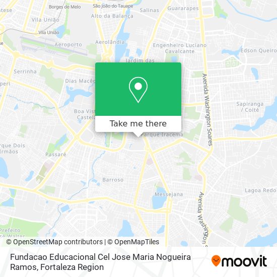 Fundacao Educacional Cel Jose Maria Nogueira Ramos map