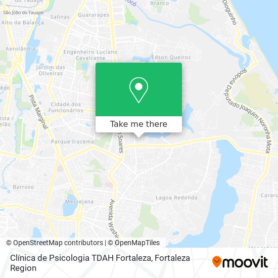 Clínica de Psicologia TDAH Fortaleza map