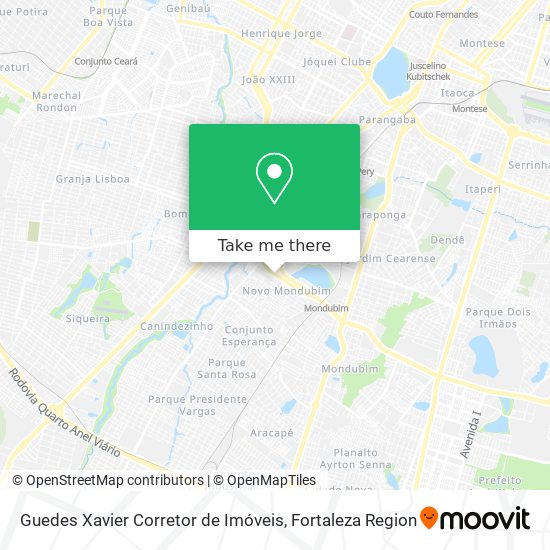 Guedes Xavier Corretor de Imóveis map