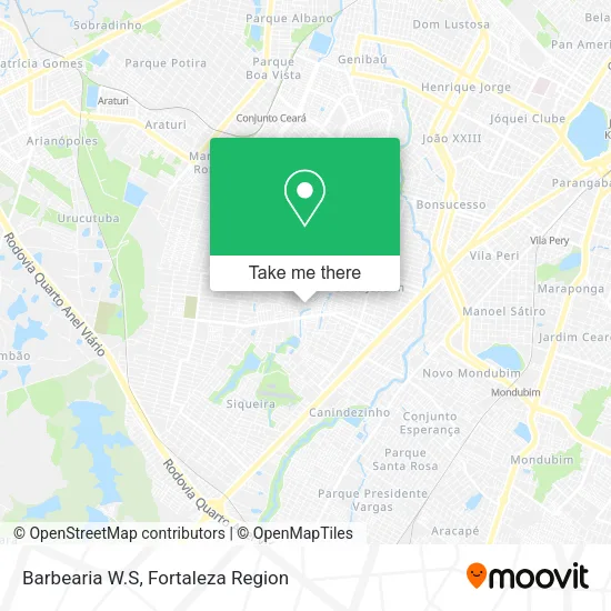 Barbearia W.S map