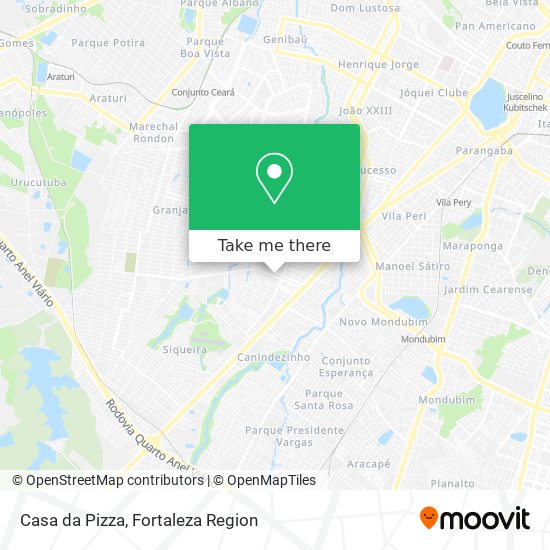 Casa da Pizza map