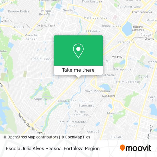 Mapa Escola Júlia Alves Pessoa