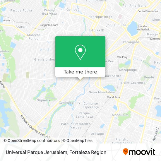 Universal Parque Jerusalém map