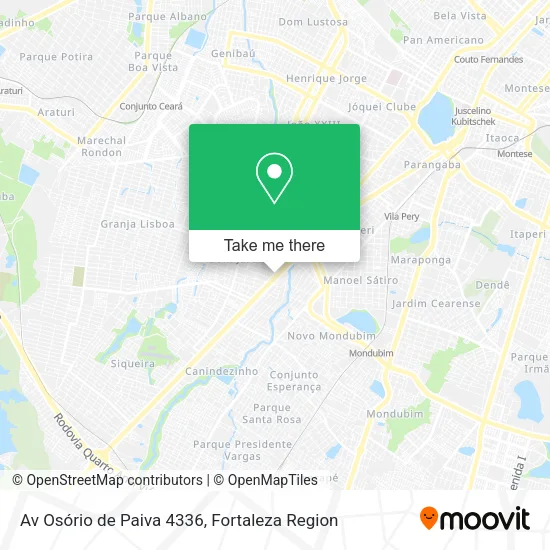 Av Osório de Paiva 4336 map