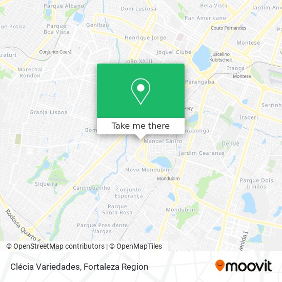 Clécia Variedades map