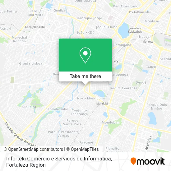 Inforteki Comercio e Servicos de Informatica map