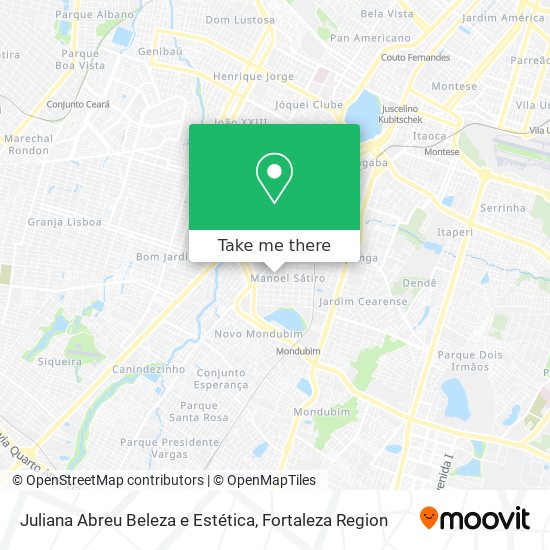 Juliana Abreu Beleza e Estética map