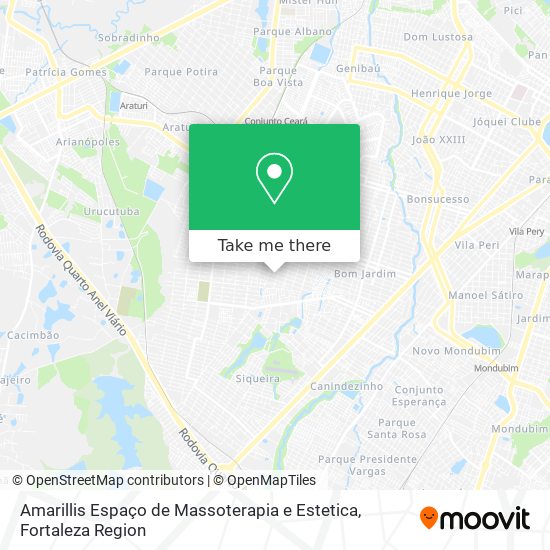 Amarillis Espaço de Massoterapia e Estetica map