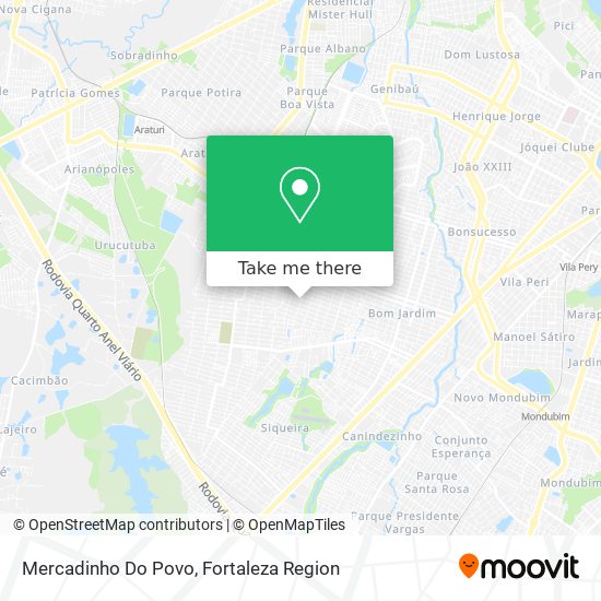 Mapa Mercadinho Do Povo