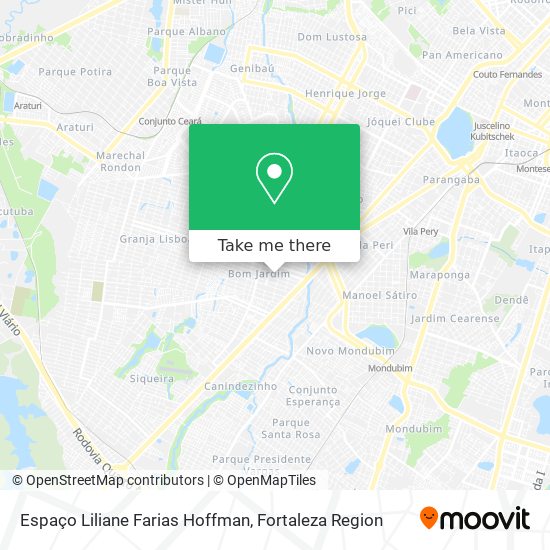 Espaço Liliane Farias Hoffman map