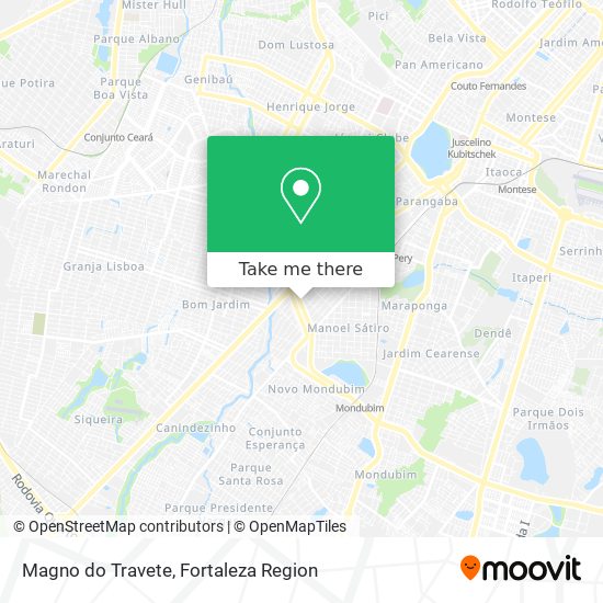 Magno do Travete map