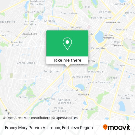 Francy Mary Pereira Vilarouca map