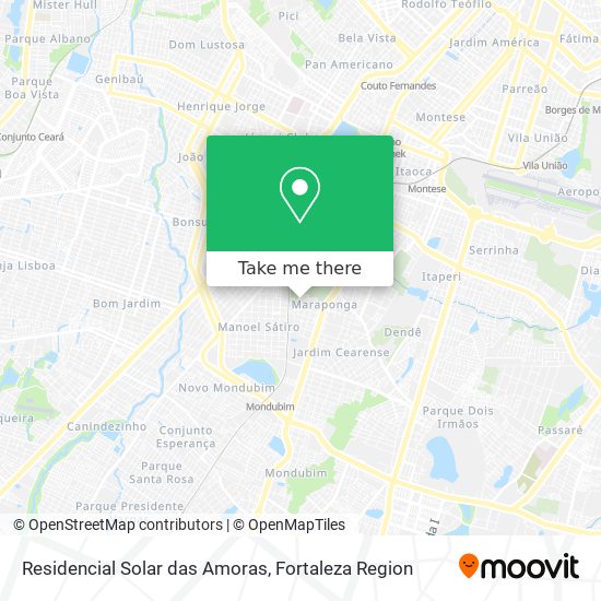 Residencial Solar das Amoras map