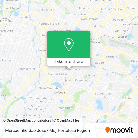 Mercadinho São José - Msj map