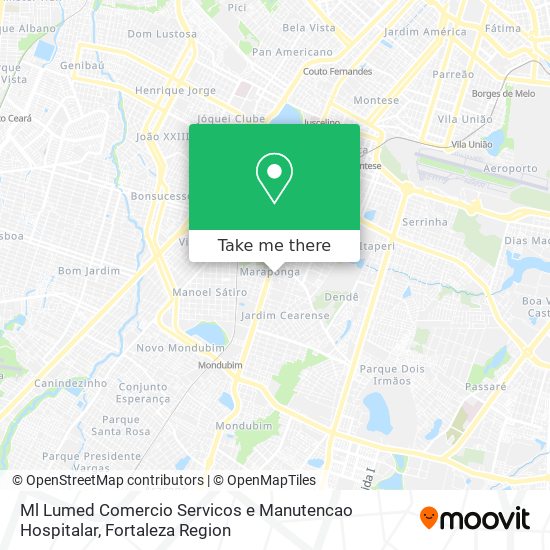 Ml Lumed Comercio Servicos e Manutencao Hospitalar map