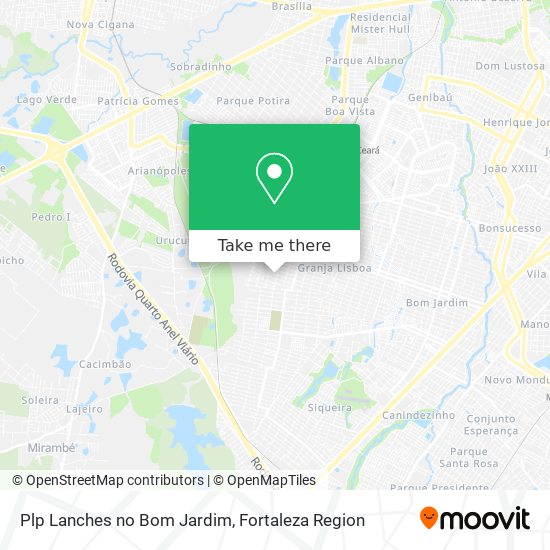 Plp Lanches no Bom Jardim map