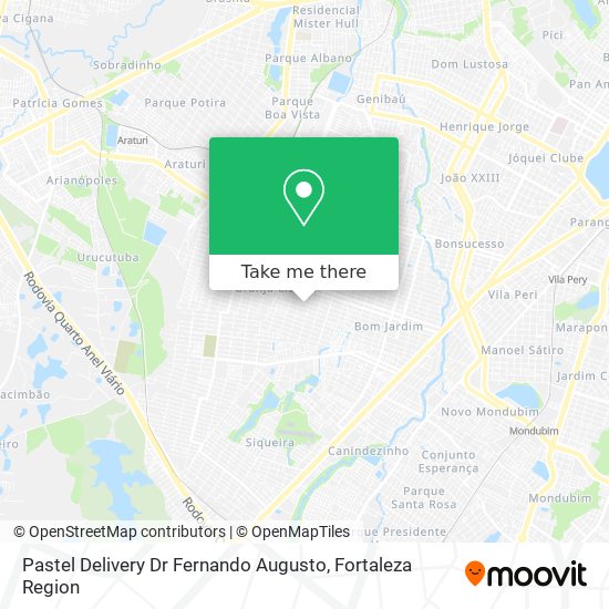 Pastel Delivery Dr Fernando Augusto map