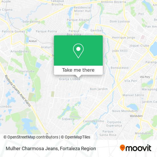 Mulher Charmosa Jeans map