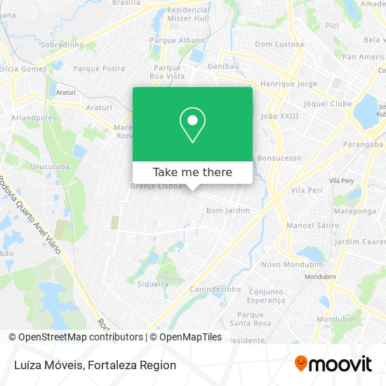 Luíza Móveis map