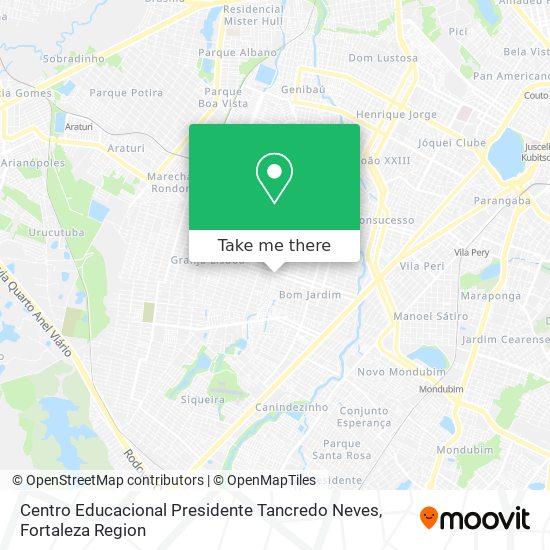 Centro Educacional Presidente Tancredo Neves map