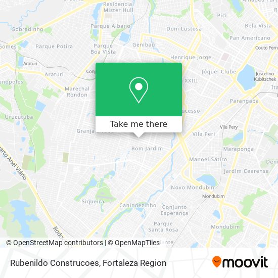 Rubenildo Construcoes map