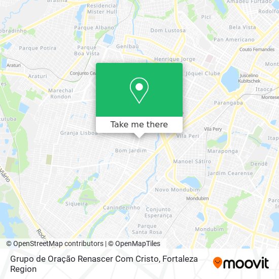 Grupo de Oração Renascer Com Cristo map