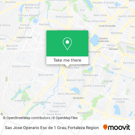 Sao Jose Operario Esc de 1 Grau map