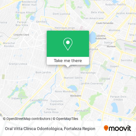 Oral Vitta Clínica Odontológica map