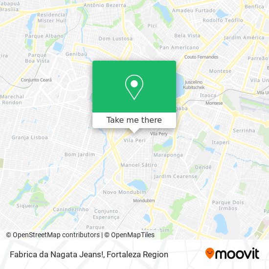 Fabrica da Nagata Jeans! map
