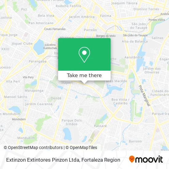 Extinzon Extintores Pinzon Ltda map