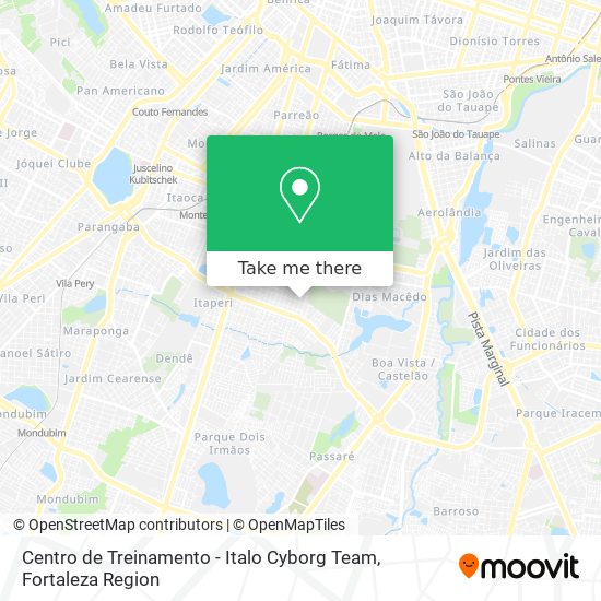 Centro de Treinamento - Italo Cyborg Team map